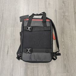 Under Armour Project Rock Duffle Backpack Black