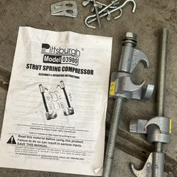 Pittsburgh strut spring compressor kit