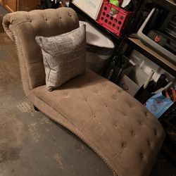 Tan Chaise Lounger 