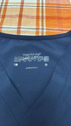 Navy blue, cozy scrubs