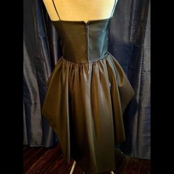 Vintage Black White Polka Dot Dress by Huey Waltzer Darcy