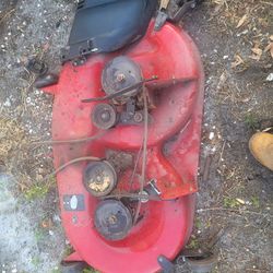((READ AD))((42" SINGLE front Bar Mount Craftsman/husqvarna Deck)) Riding Mower 