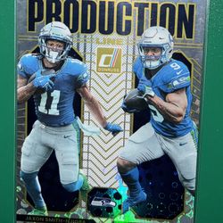 Seattle Seahawks Duo Jaxon/Ken walker Production Line D Russ #14 