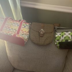 Coach Purses All 3 For $200