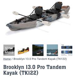 Brooklyn 13’ double seater kayak
