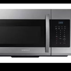 Samsung 30 in. 1.7 cu. ft. 1000 W Fingerprint Resistant Black Stainless Steel Over the Range Microwave
