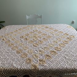 Vintage Crochet Bedspread