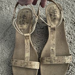 Cork  & Strappy Heels