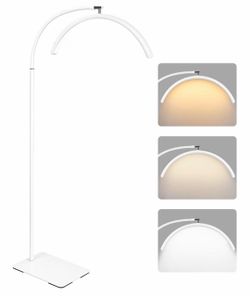 White LED Arc Floor Lamp