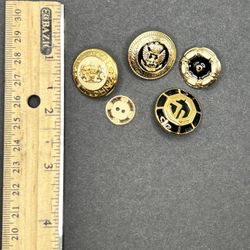 (6) St. John Knits Logo Replacement Buttons