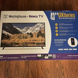 43" 4K Ultra HD Smart Roku TV with HDR