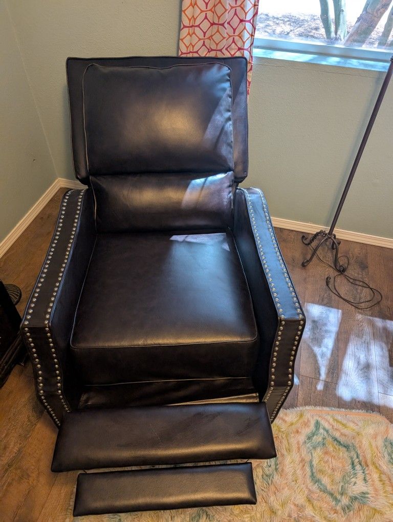 Nail Head Recliner Chair