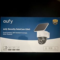 Cámara de seguridad Eufy SoloCam S340 3K con panel solar