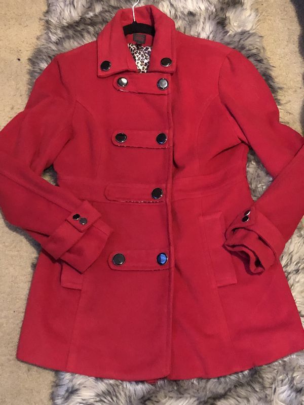 Woman Red Coat / Brand Bebe Coat / Saco Marca Bebe