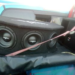 3 Eights Or 2 12's With Box subwoofers 