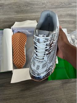 Silver Bottega Designer Shoes