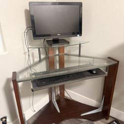 Computer And Computer Desk