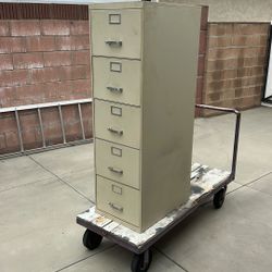 5 Drawer File Cabinet 