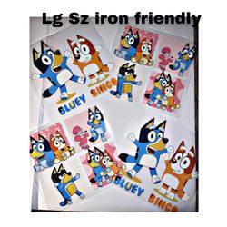 New bluey heat Tran’s rate your own shirt iron friendly