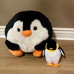 Penguin and Baby Penguin Stuffed Animal