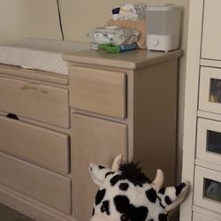 Diaper changer with drawers