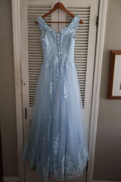 Size 0 Light blue quince dress