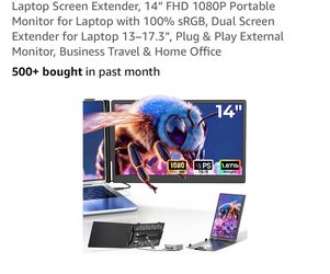 14” laptop screens extender