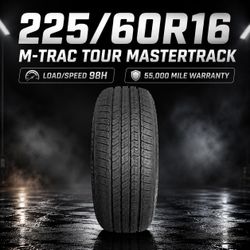 🔥 225/60R16 M-TRAC TOUR MASTERTRACK Tires 🔥