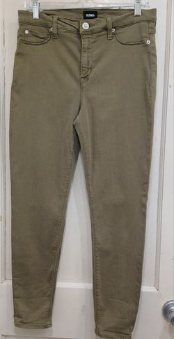 Hudson Olive Green Natalie Mid-Rise Ankle Super Skinny Jeans Women's Size 32