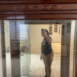 Cabinet With Glass Shelves