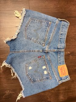 Levi's 501 Cutoff Denim Shorts size 29