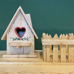 Wooden Decorative Birdhouse