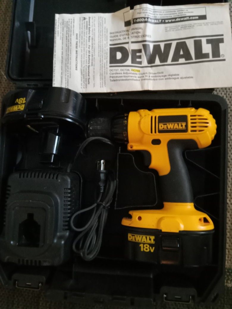 Dewalt 18v Clutch Driver/drill