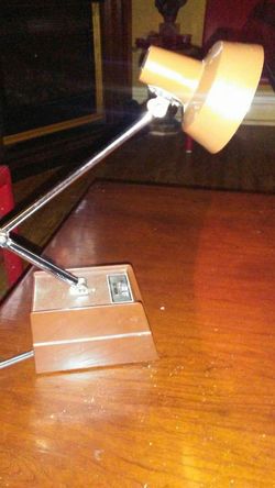 Vintage mid century working mobilite desk lamp