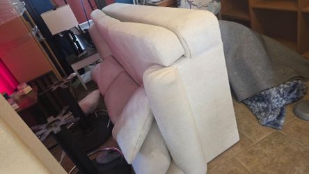 Free couch. Small hole under one cushion.