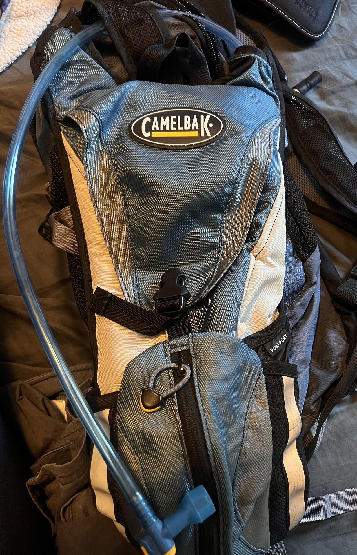 CamelBak Rogue hydration pack w/ a 78 ounce bladder.