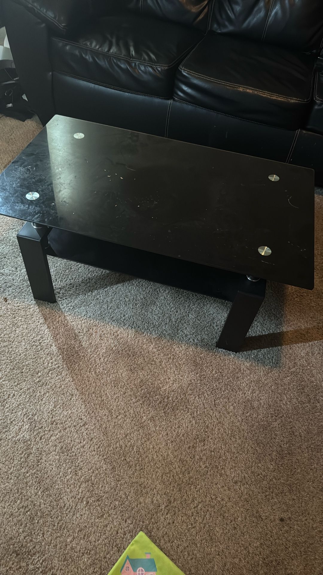 Black Clean Small Table No Damage 
