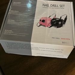 Nearly brand newNail Drill Set