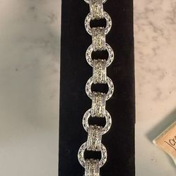 Balam Sterling Silver Toggle Bracelet 925 Sterling silver 42.65 grams