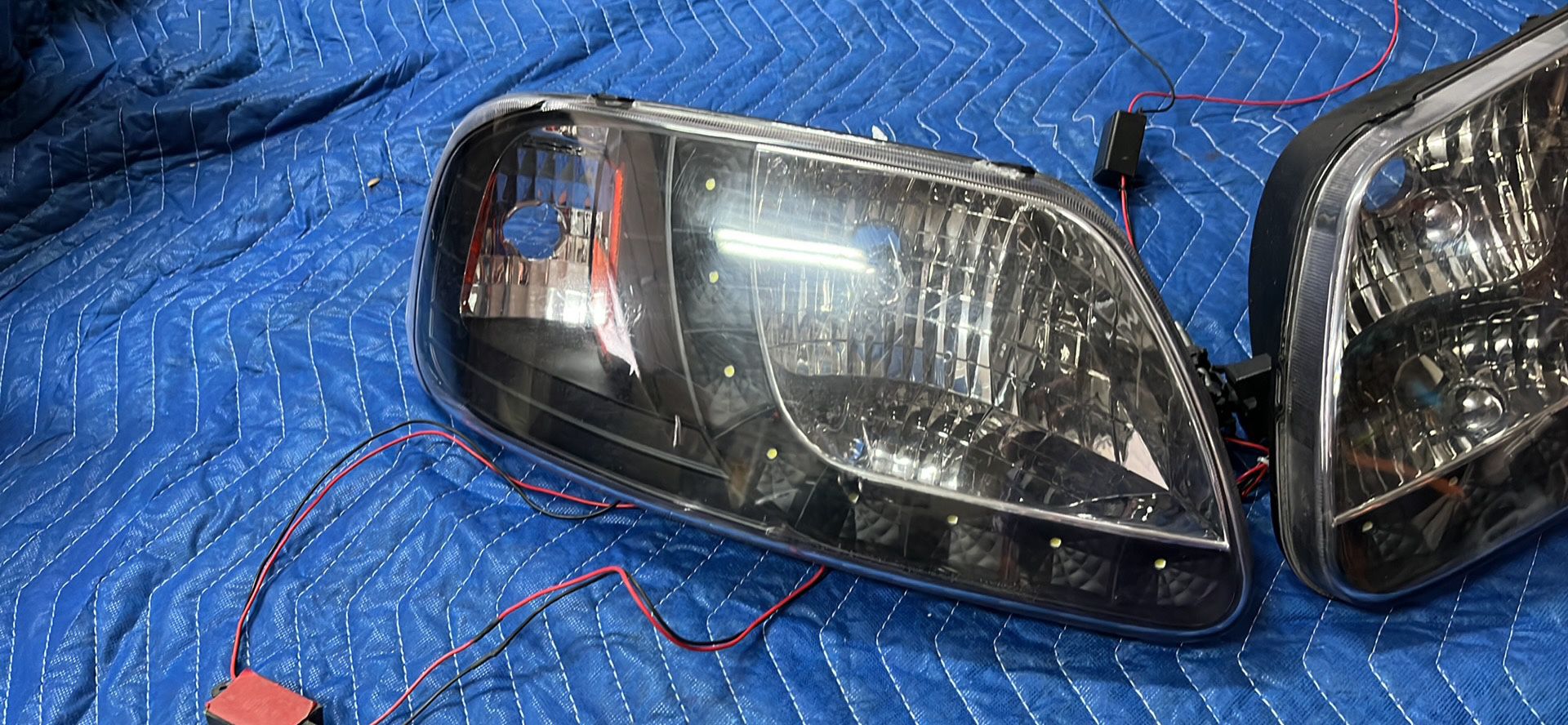 97-03 Ford F150, Expedition LED Headlights! PAIR Brand New!