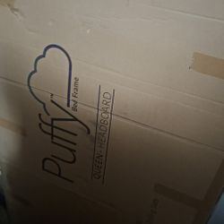 Puffy Bed Frame Queen Size New