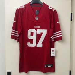 Men's Nike Nick Bosa Scarlet San Francisco 49ers Player Jersey 