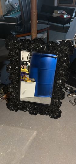 Black Framed Mirror