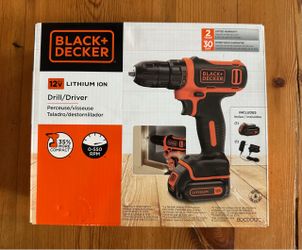 Black & Decker 12V Drill/Driver
