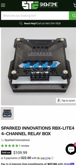 Sparked innovations 4 channel relay box