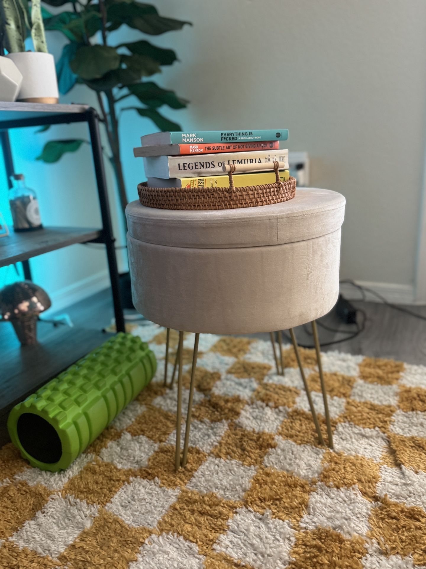 Mini Ottoman - Beige