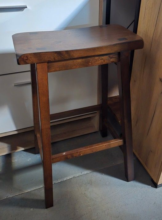 Solid Wood Counter Or Bar Stools (Each)
