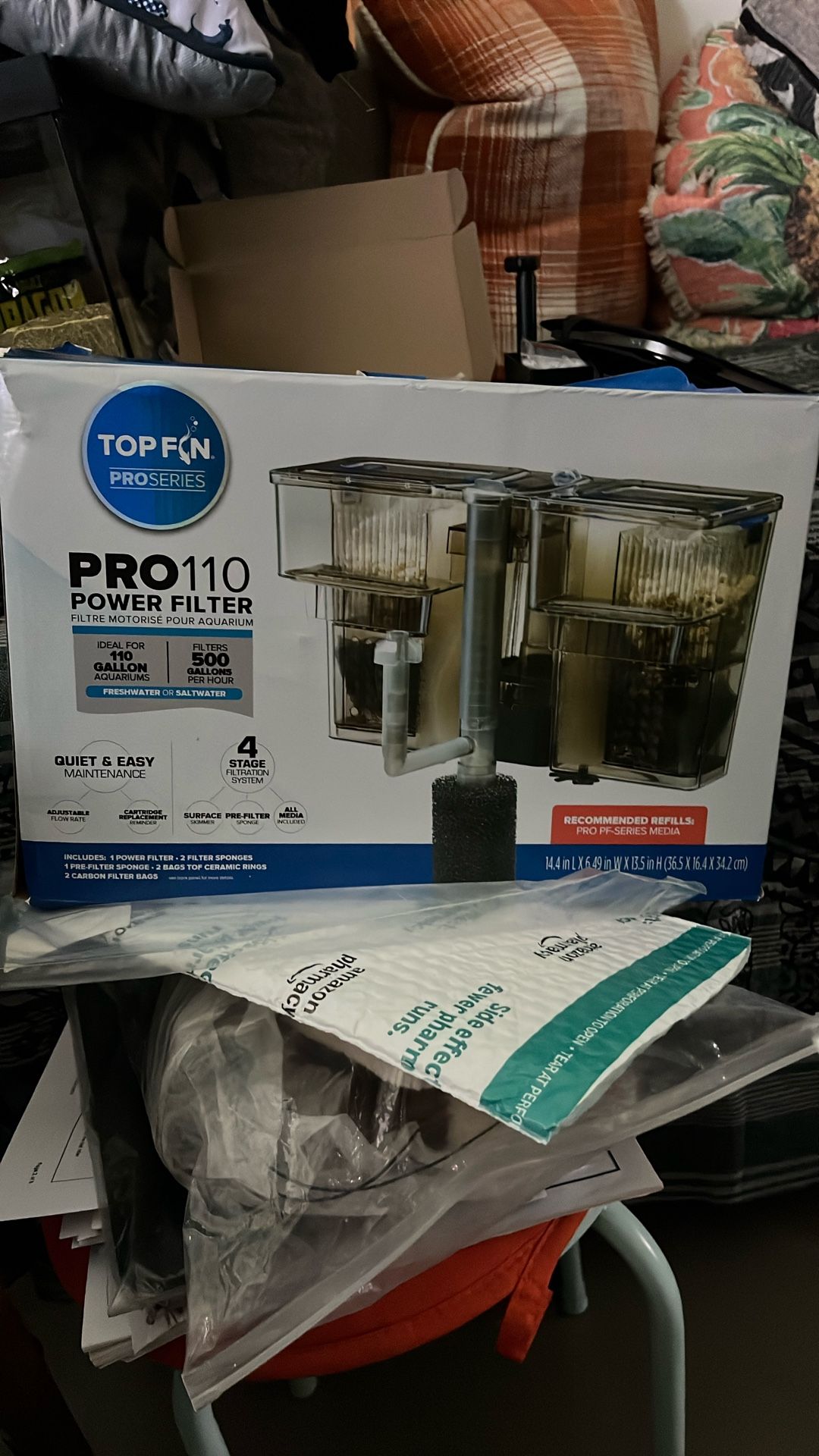 Aquarium Pump Filter Up 110 Gallons