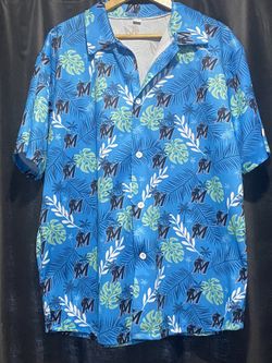 Florida Marlins Button Up Shirt 