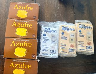 7 Piece Skincare Soap Bundle – Sulfur Soap & T.TAIO Esponjabón – New